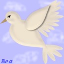 Dove made from a tutorial (http://moonsdesigns.com/tutorials/dove.html ).